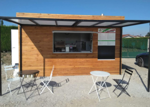 novakube novakiosk pizza Container pizza terrasse