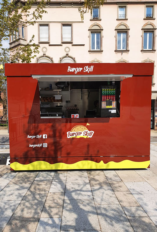 kiosque burger mobile truck