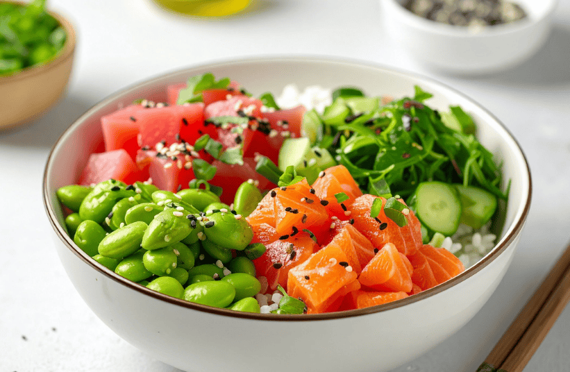 remorque food truck poke bowl