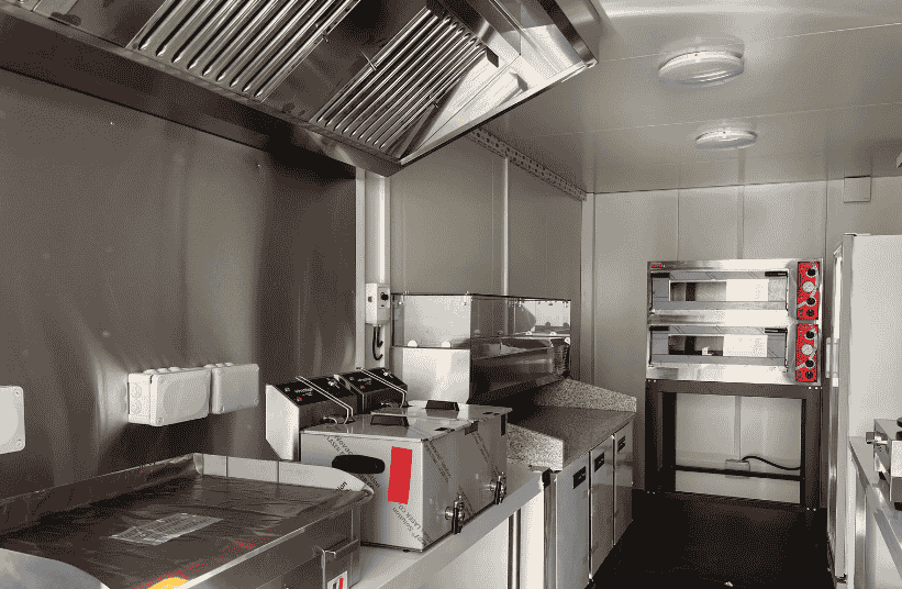 kiosque restaurant mixte burger pizza