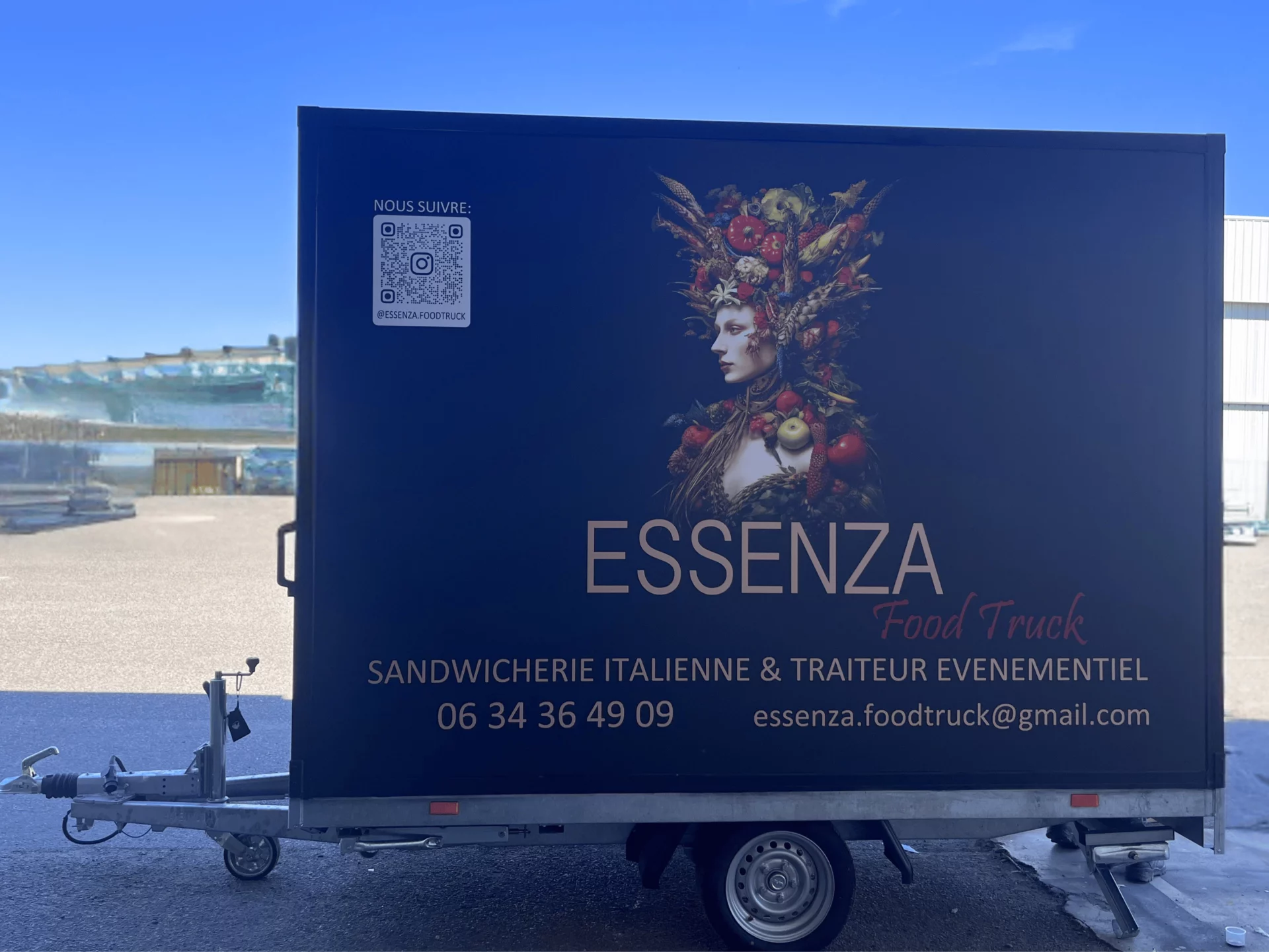 remorque food truck traiteur