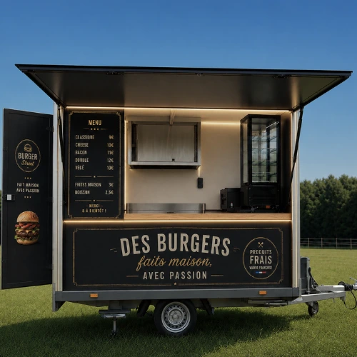 remorque food truck burger
