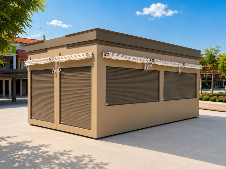 Kiosque sucré pour station balnéaire